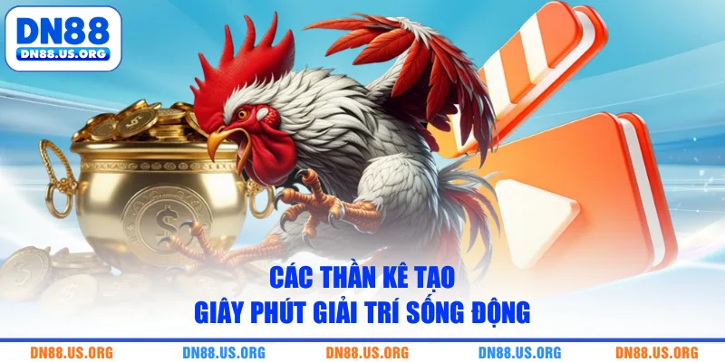 Các thần kê tạo giây phút giải trí sống động